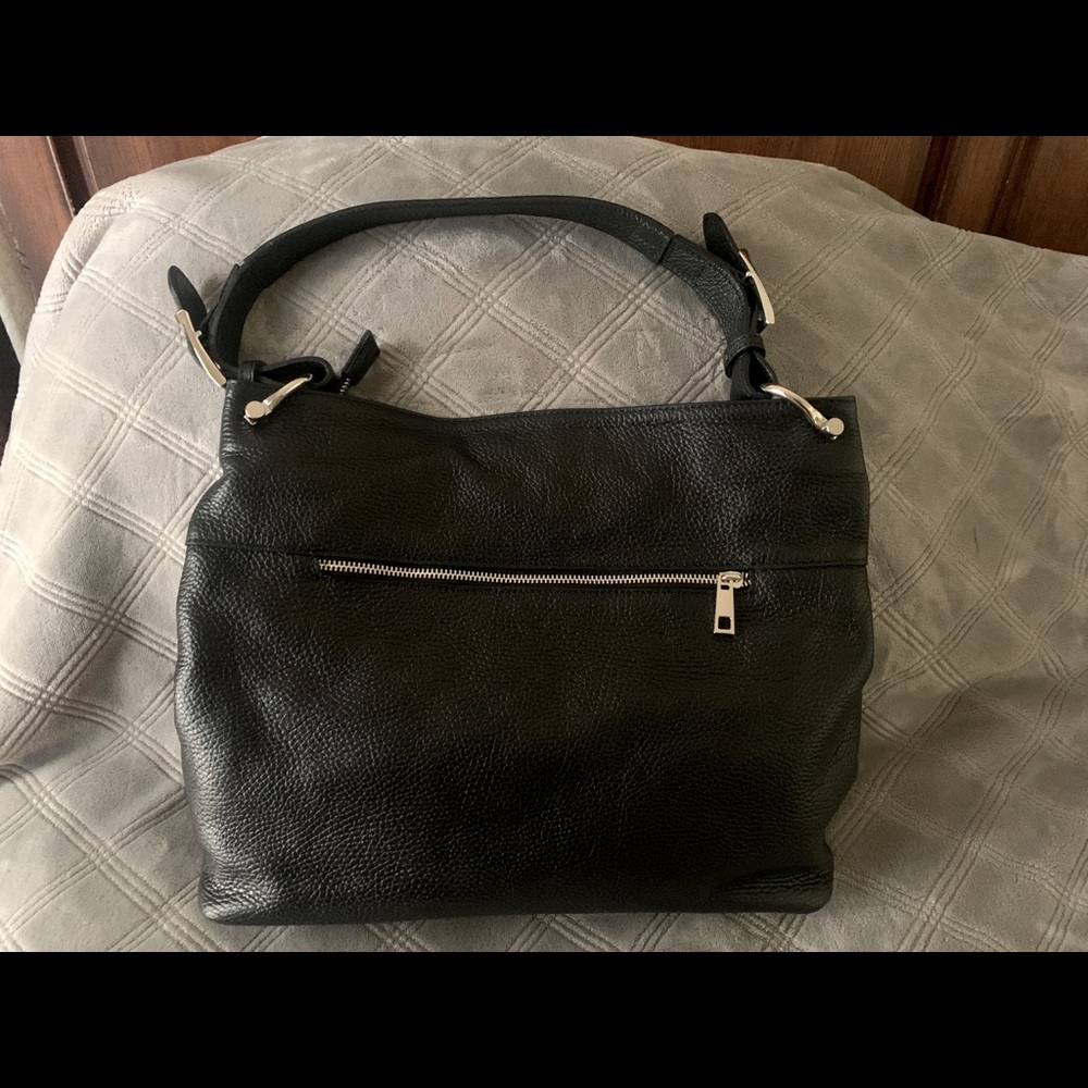 Anna Morellini black hobo handbag